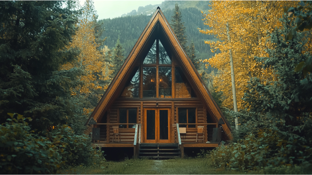 A-Frame interior design