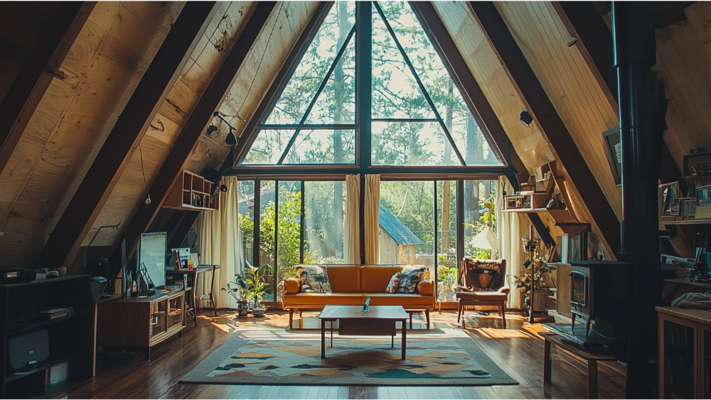 A-Frame interior design