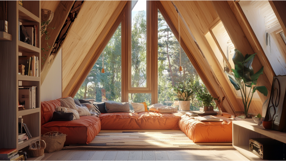 A-Frame interior design