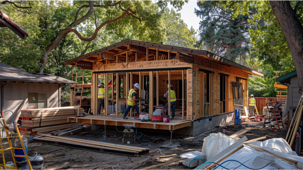 Building an ADU in the backyard