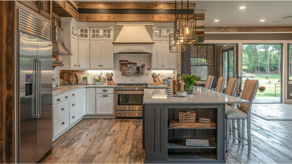 A remodeled kitchen