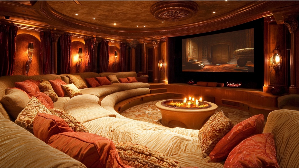 Luxury home theatre design