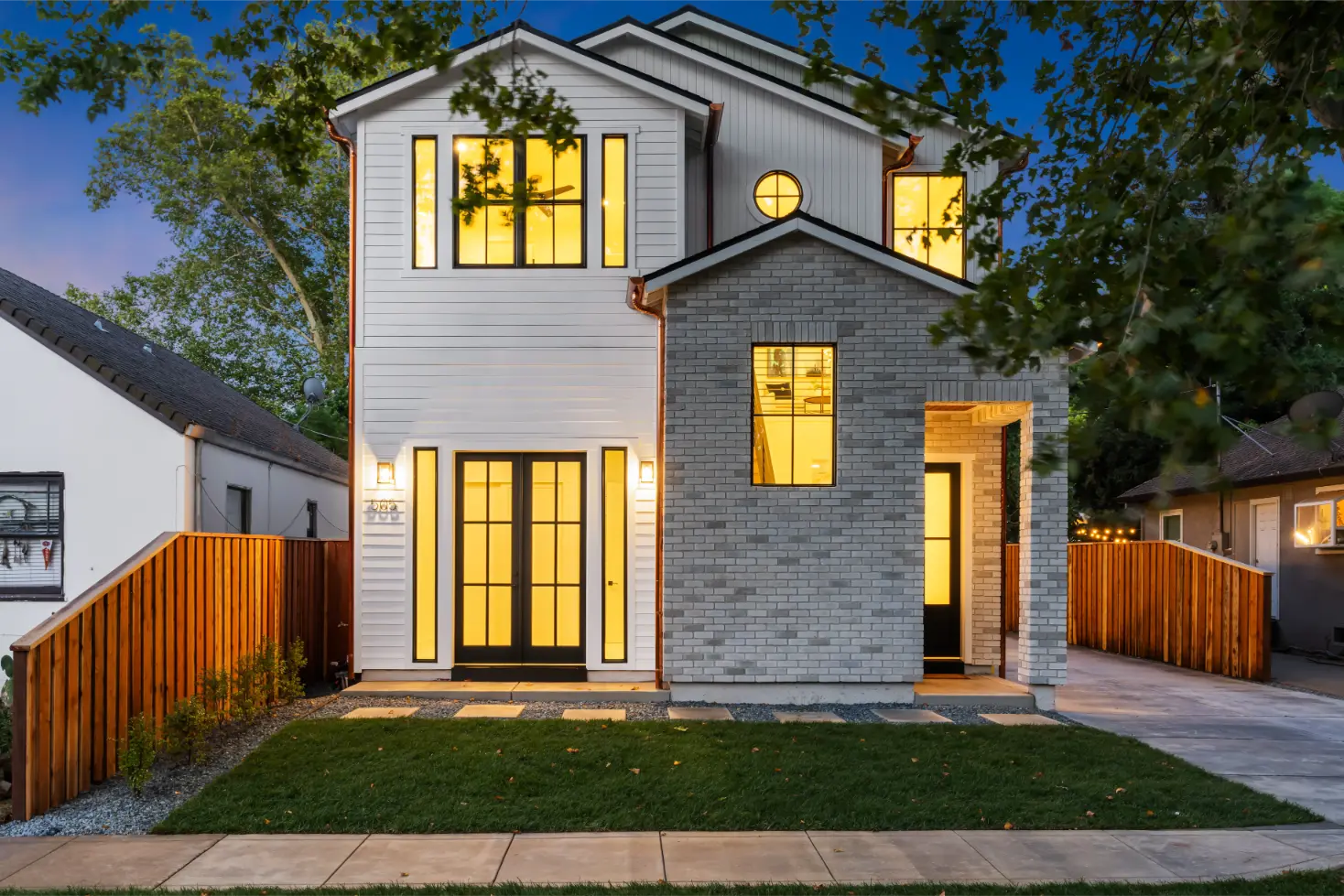 East Sac Modern Farmhouse - New Construction